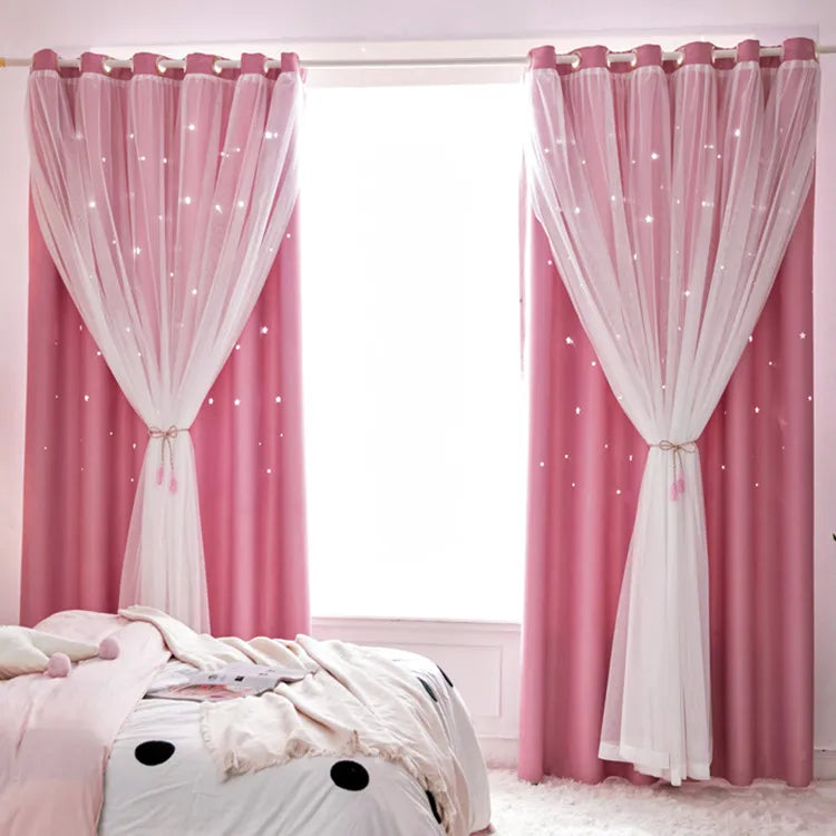 Cute Bedrooom Windows Drapes