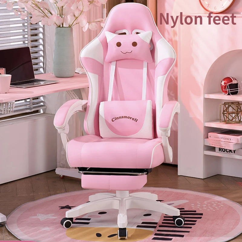 Cute Pink gaming chair