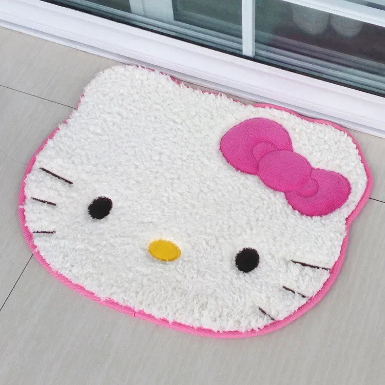 50x60cm  Hello Kitty Plush Floor Mat