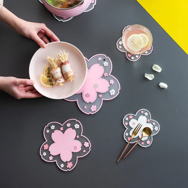 Cute Sakura Cup Mats