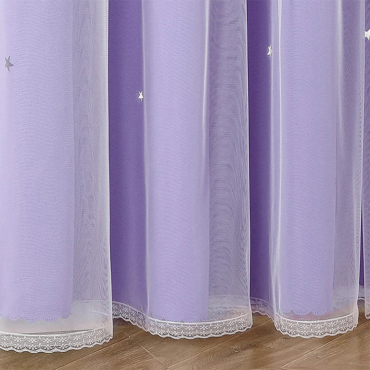 Cute Bedrooom Windows Drapes