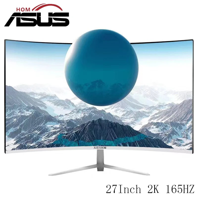 ASUSHOM 27 Inch 165HZ Curved Monitor