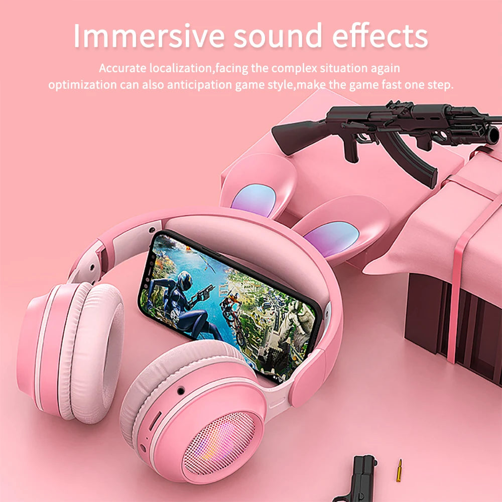 New Wireless Rabbit Ear Headset with Mic