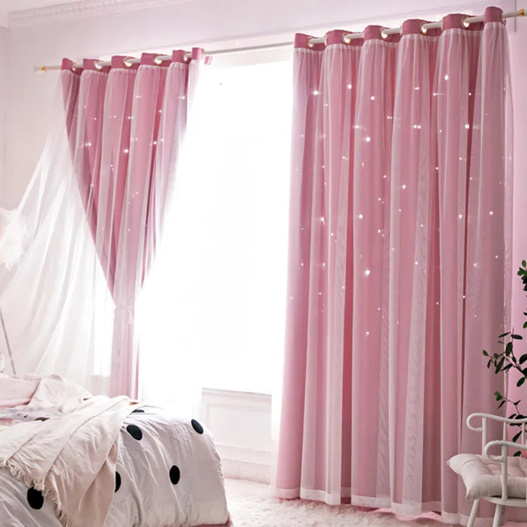 Cute Bedrooom Windows Drapes