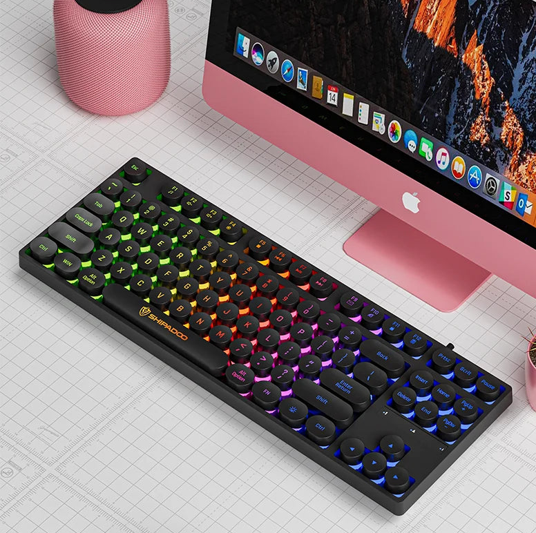 Quiet Typing  RGB  Gaming Keyboard