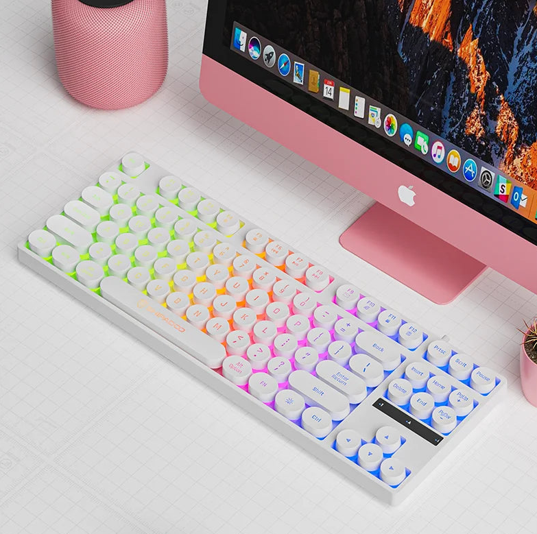 Quiet Typing  RGB  Gaming Keyboard