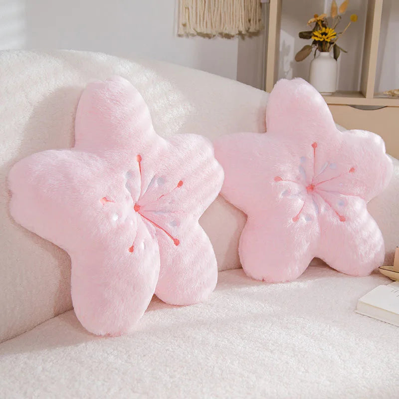 Pink Sakura Plush Pillow